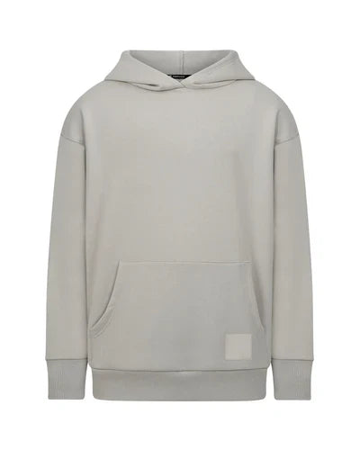 Oversized Draped Viscose Blend Boyfriend Fit Pullover Hoodie